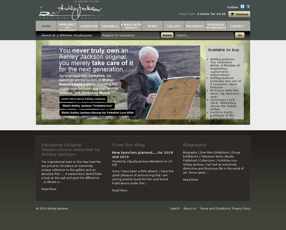 ashley Shopify theme site example ashley-jackson.com