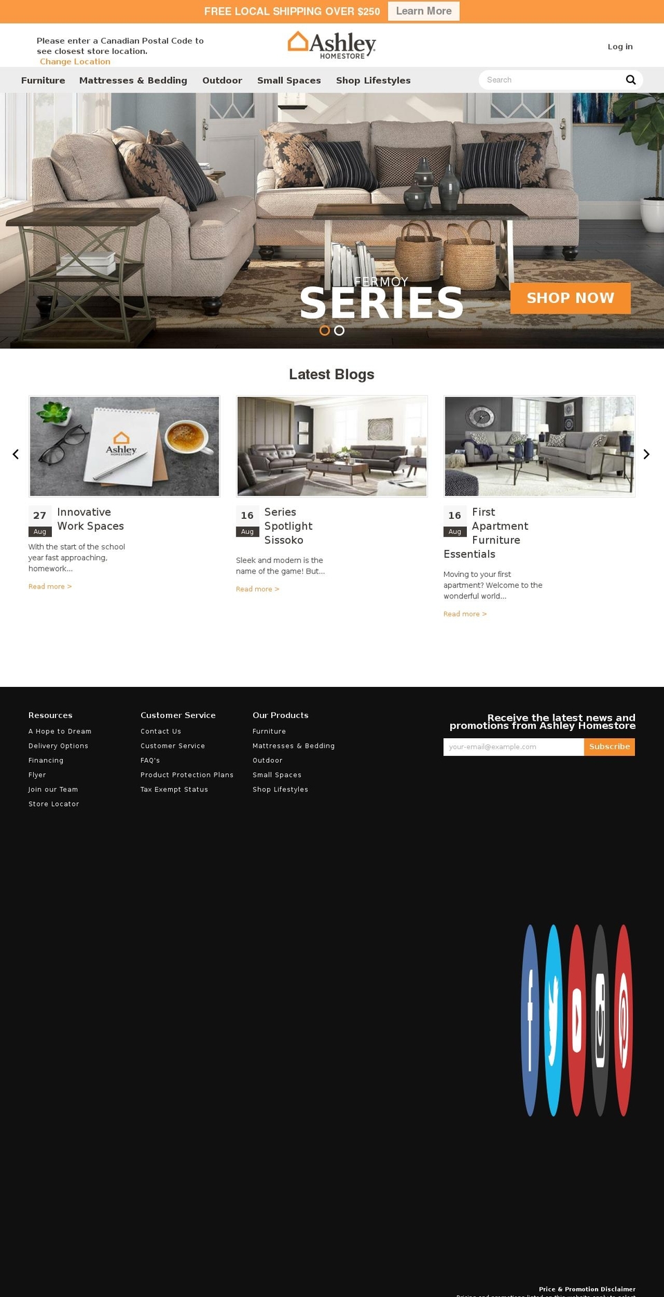 Production1 - Ashley Site Redesign - 201806 Shopify theme site example ashleyfurniturehomestore.ca