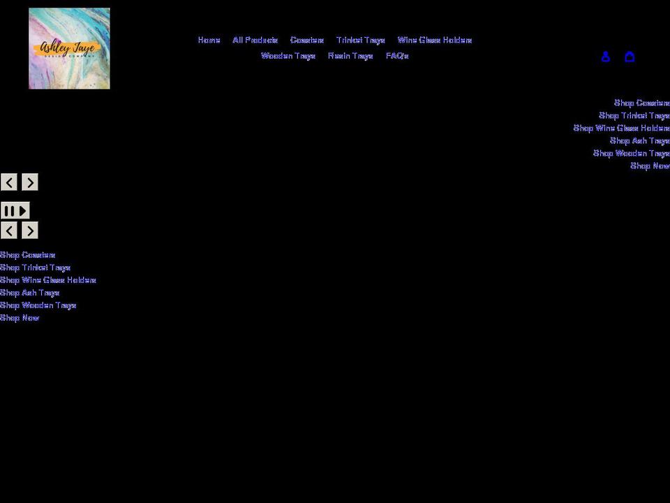 ashleyjayedesignco.com shopify website screenshot
