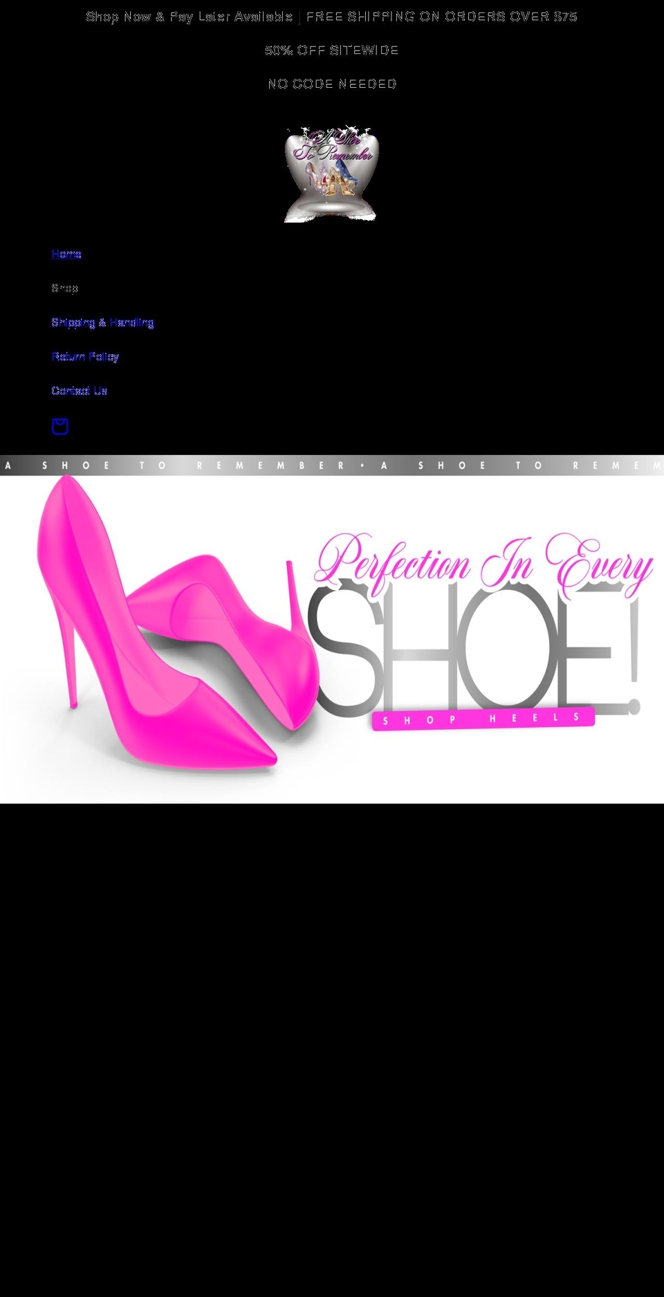 ashoetoremember.com shopify website screenshot