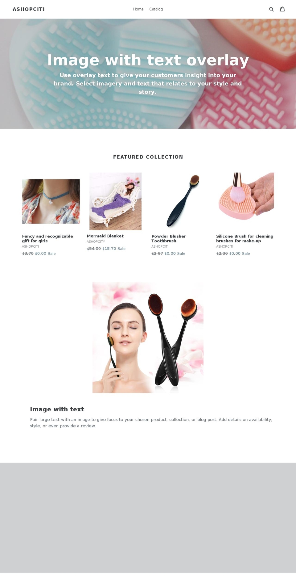 ashop.city shopify website screenshot