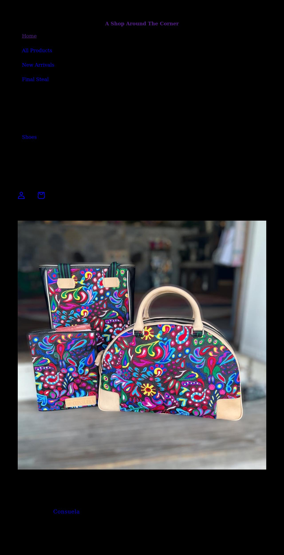 ashoparoundthecorner.com shopify website screenshot