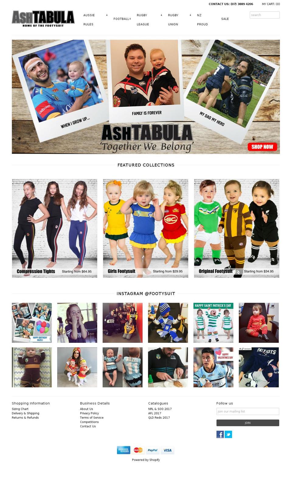 ashtabula.com.au shopify website screenshot