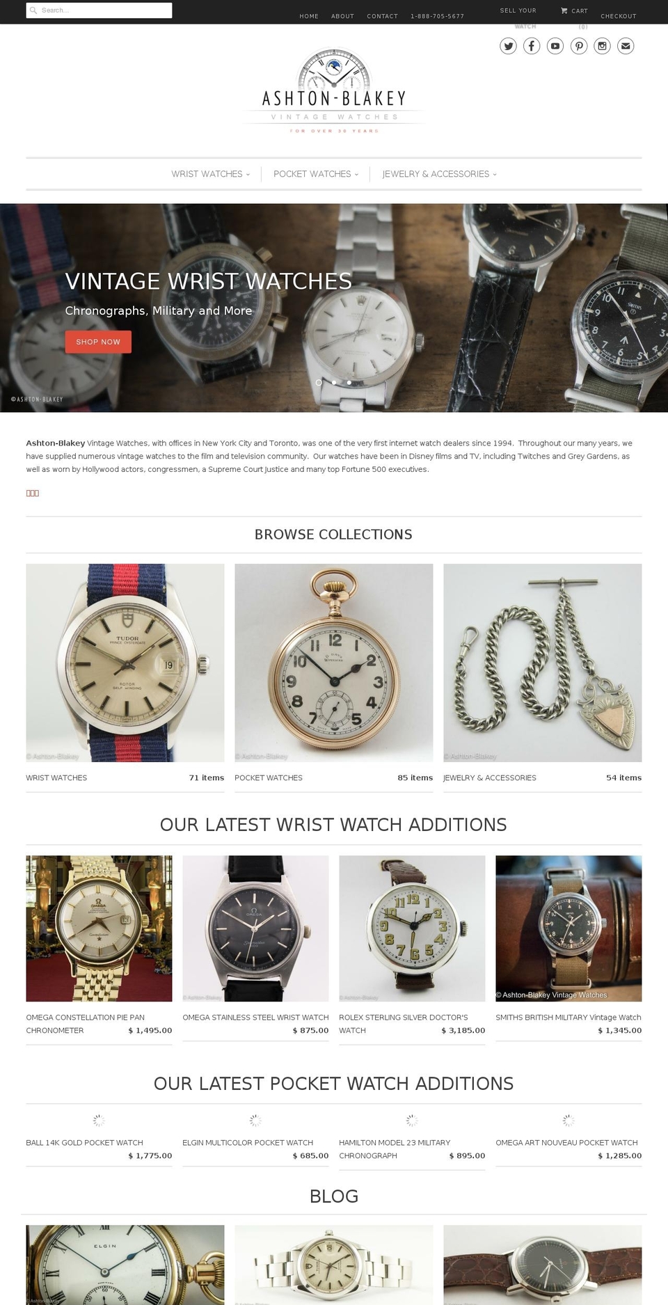 ashton-blakey-antiques.com shopify website screenshot