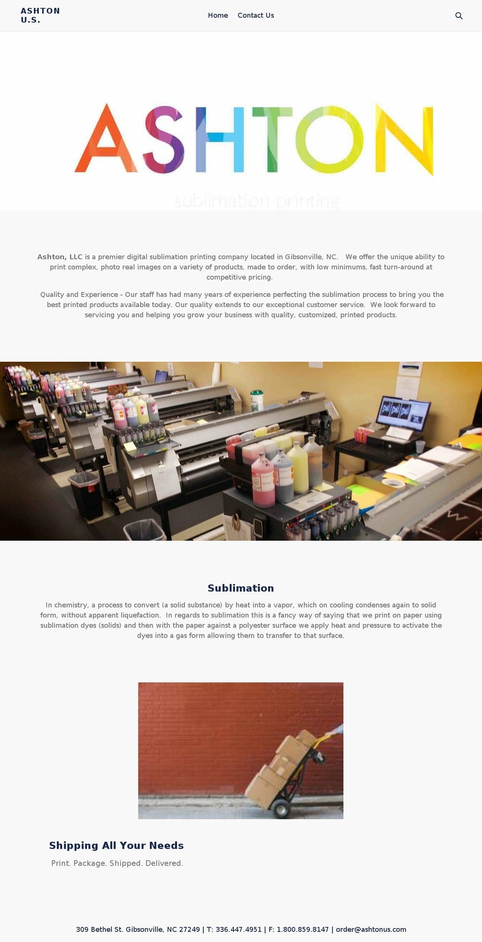 ashtonus.com shopify website screenshot