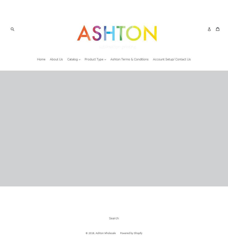 ashtonuswholesale.com shopify website screenshot