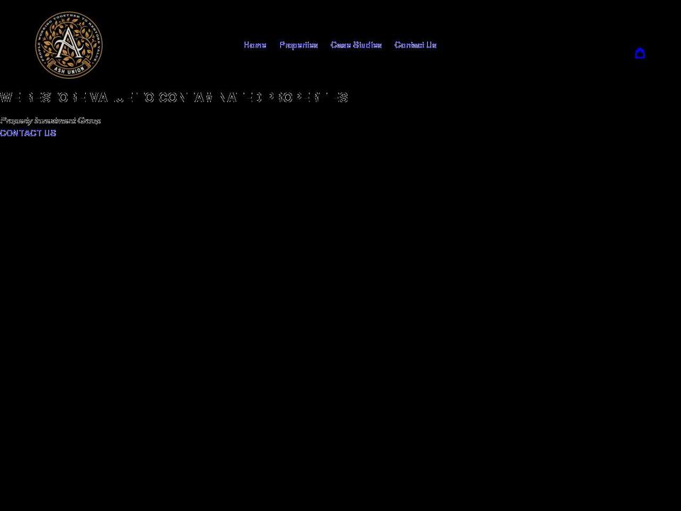 ashunion.com shopify website screenshot