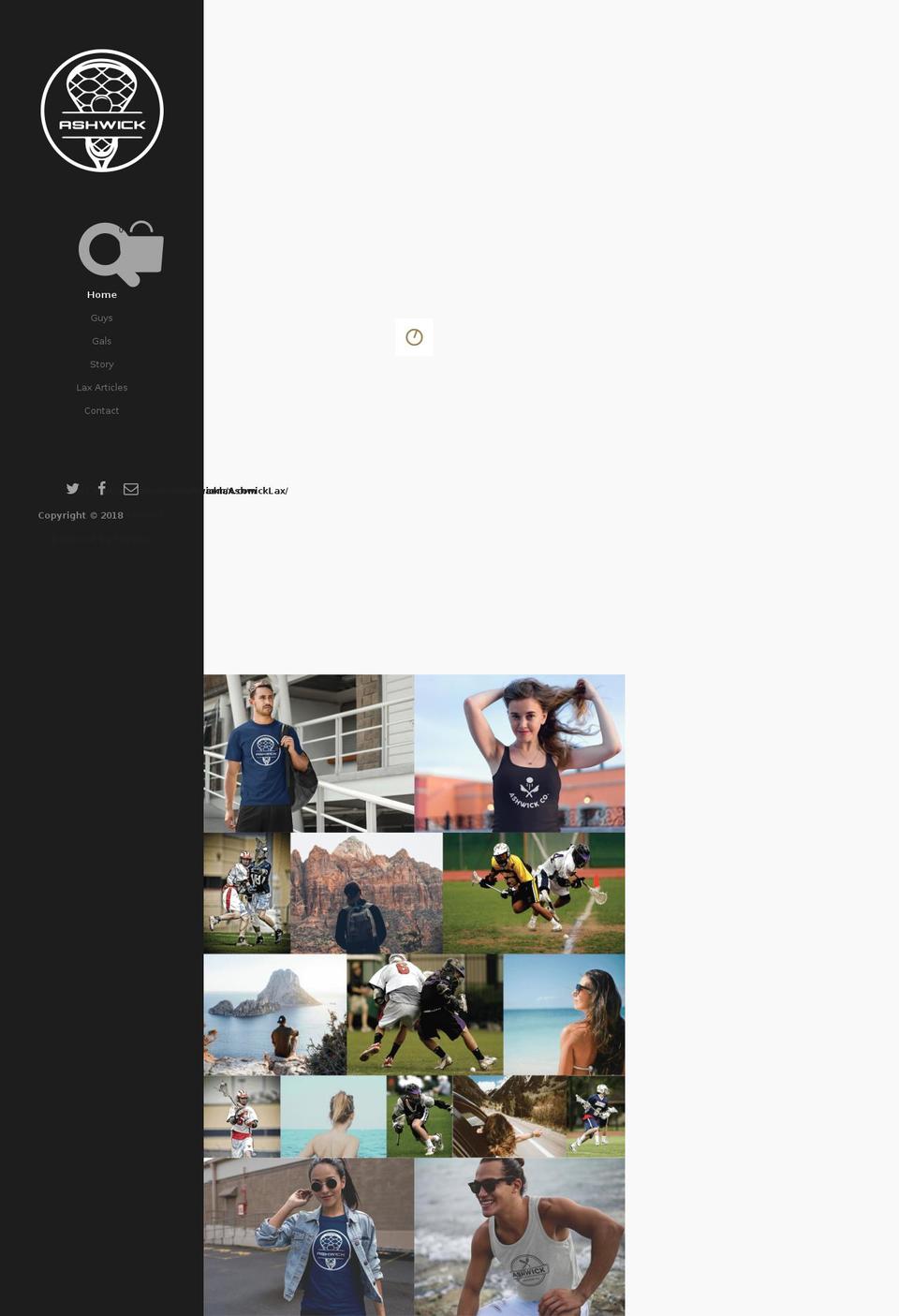 ashwicklax.com shopify website screenshot