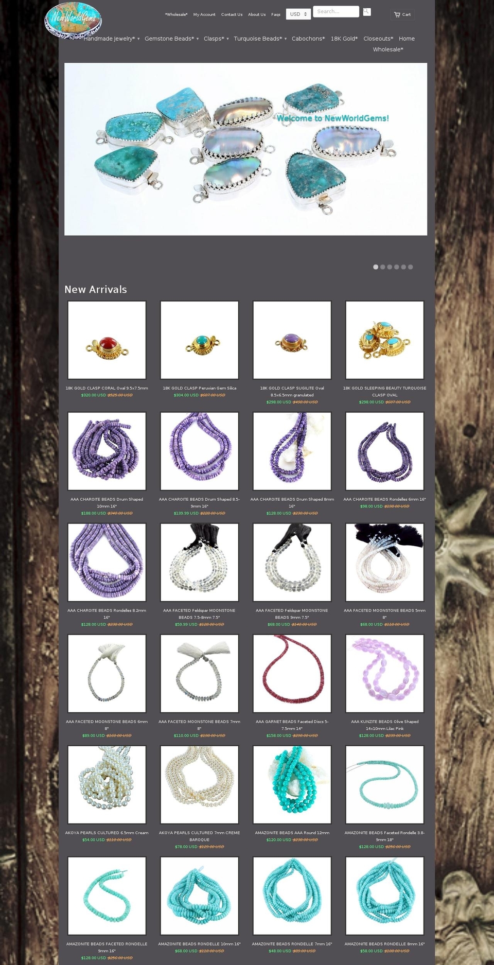 asianbeads.com shopify website screenshot