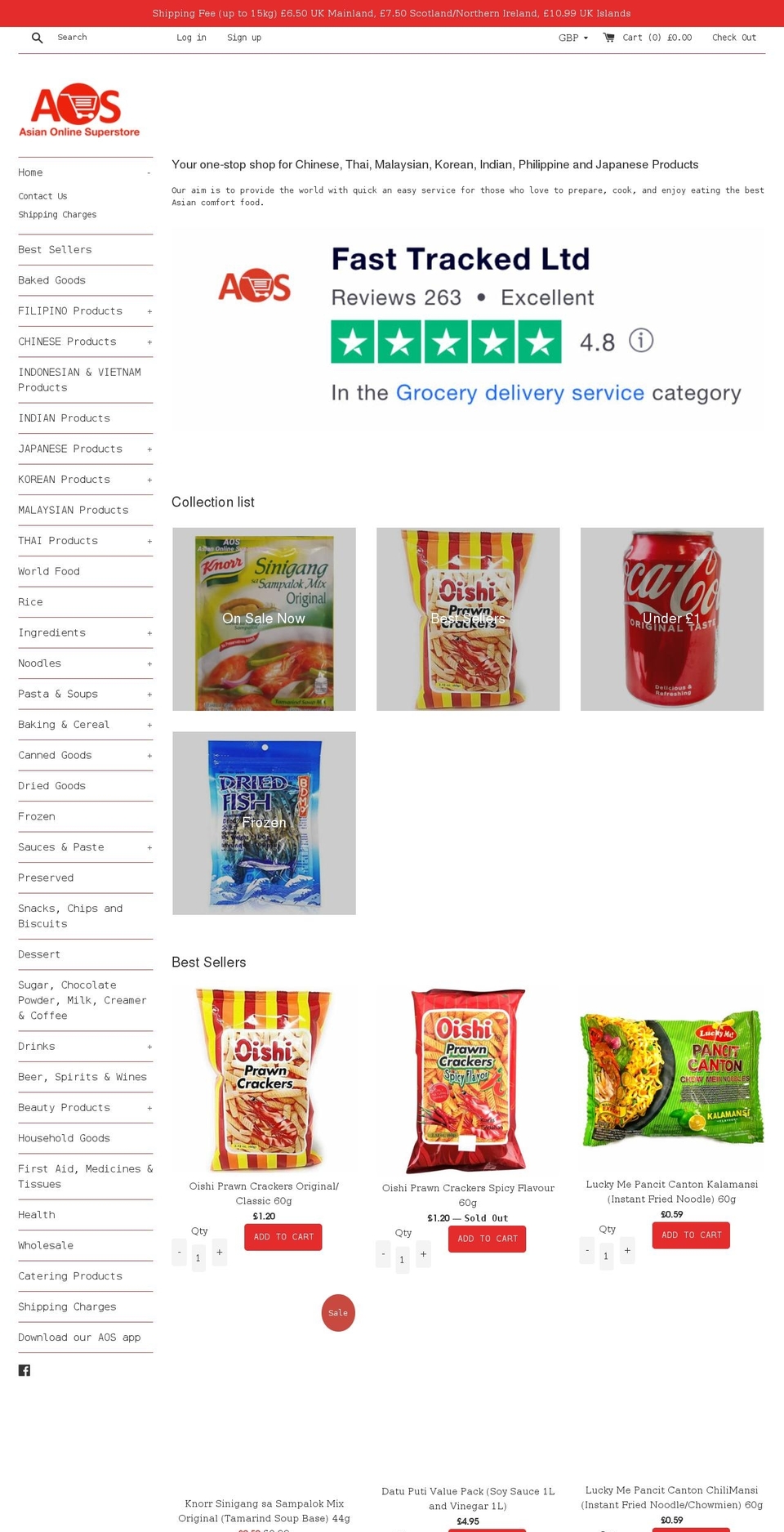 asiangroceryuk.com shopify website screenshot
