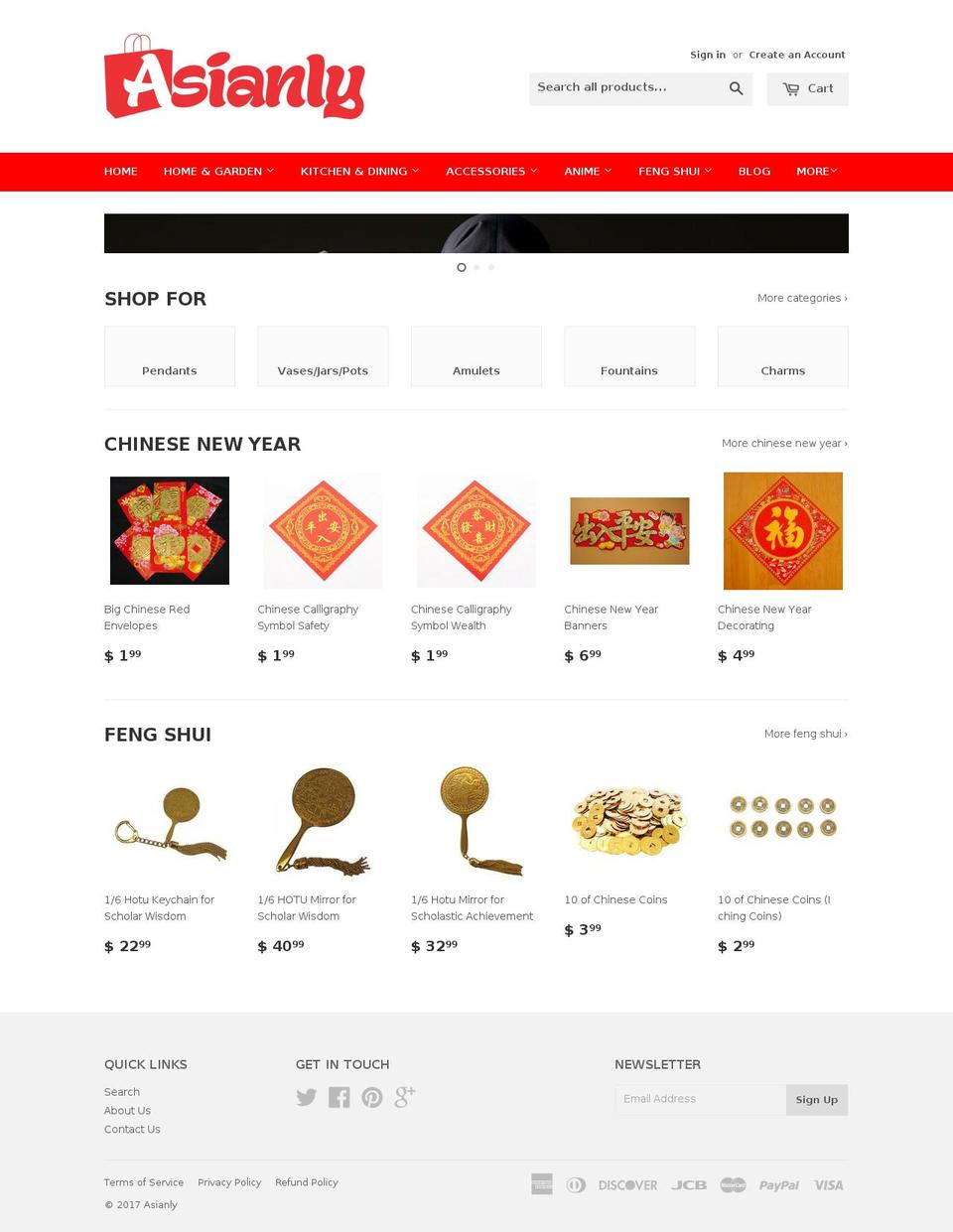 asianly.com shopify website screenshot