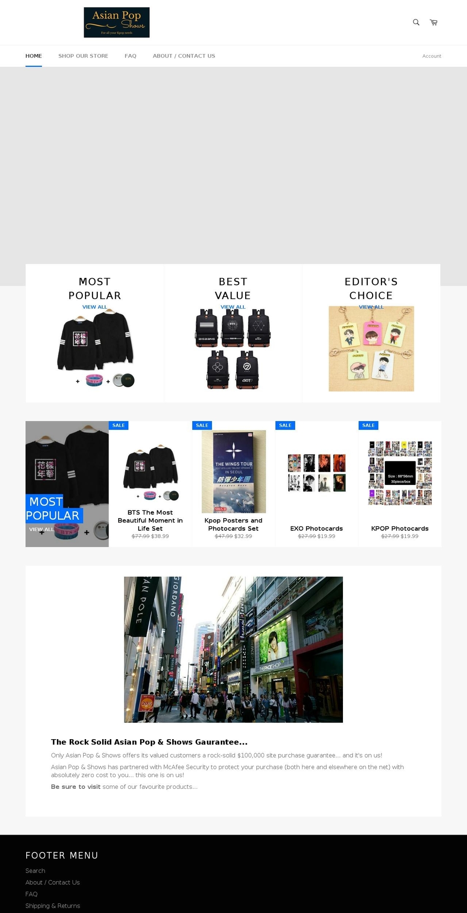 asianpopandshows.com — Shopify storefront screenshot