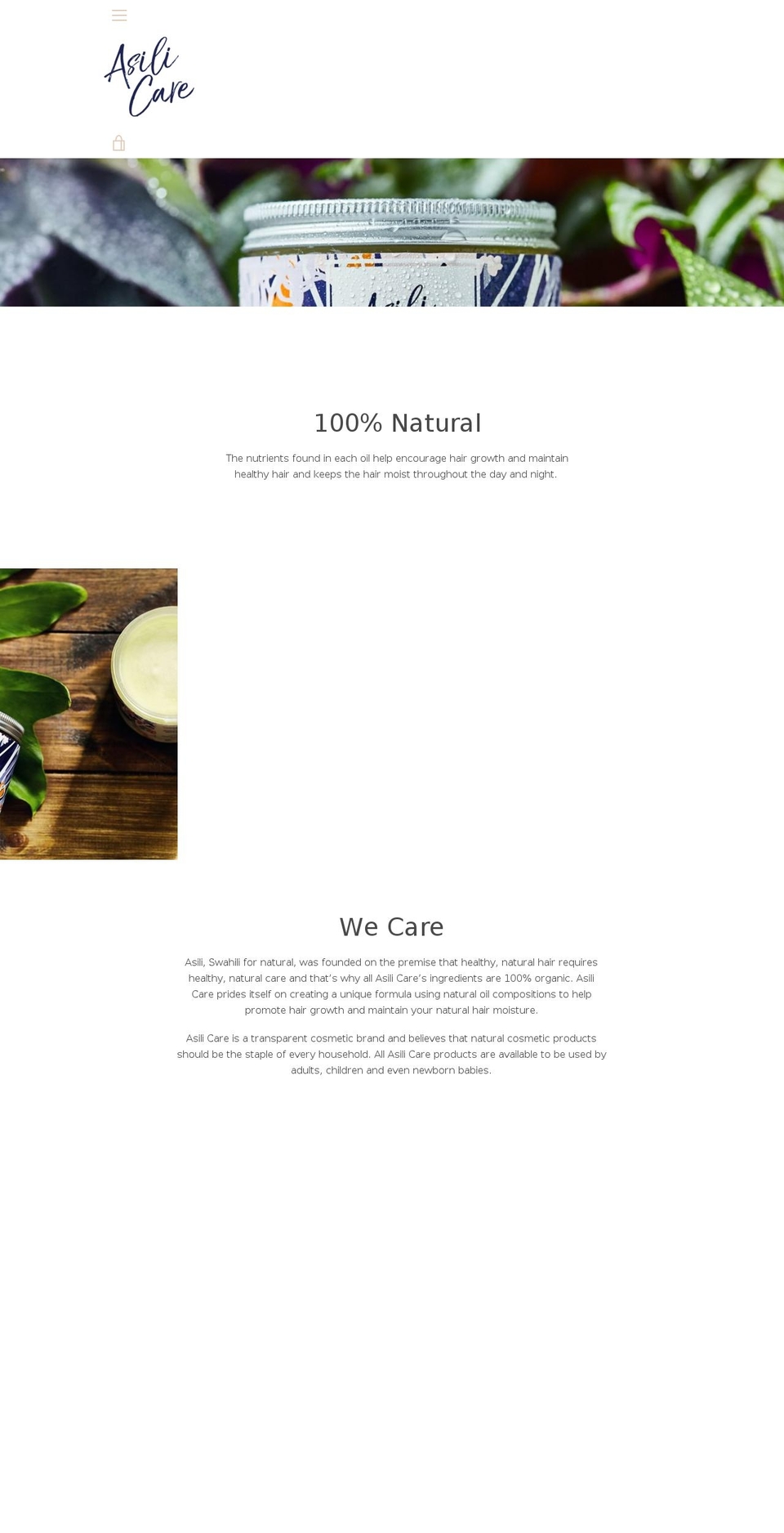 asilicare.com — Shopify storefront screenshot