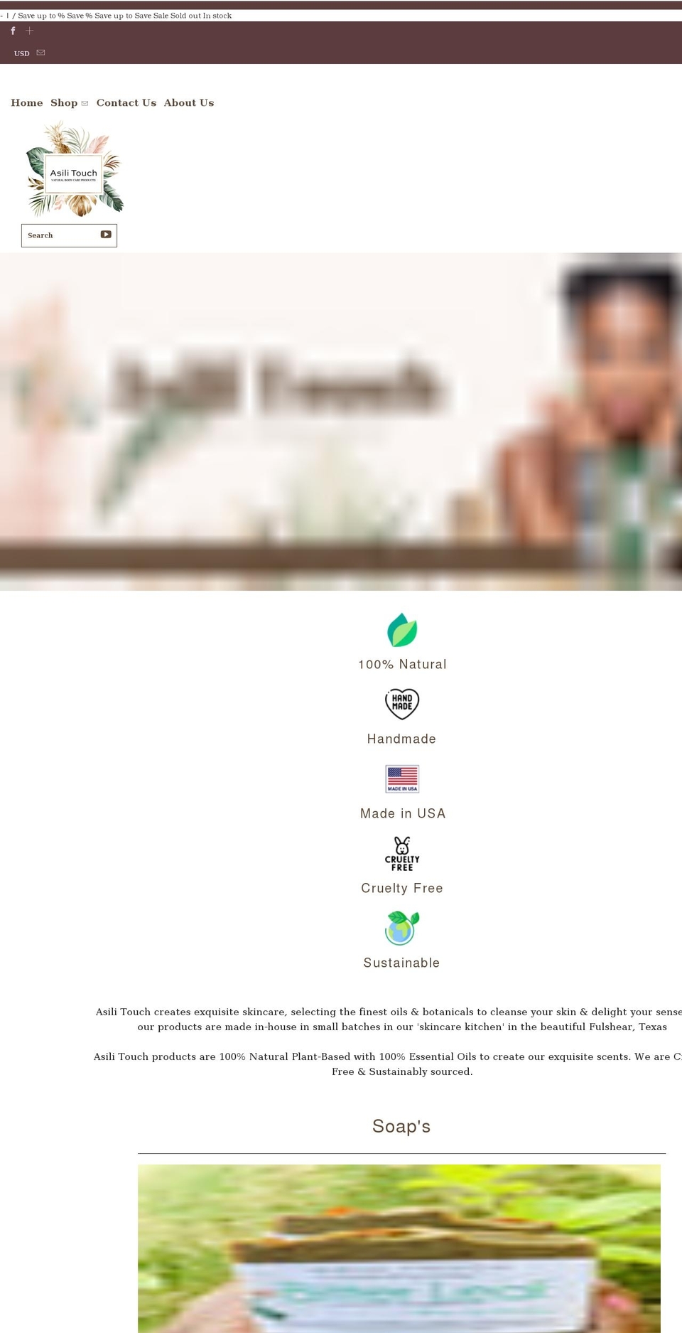 asilitouch.com shopify website screenshot