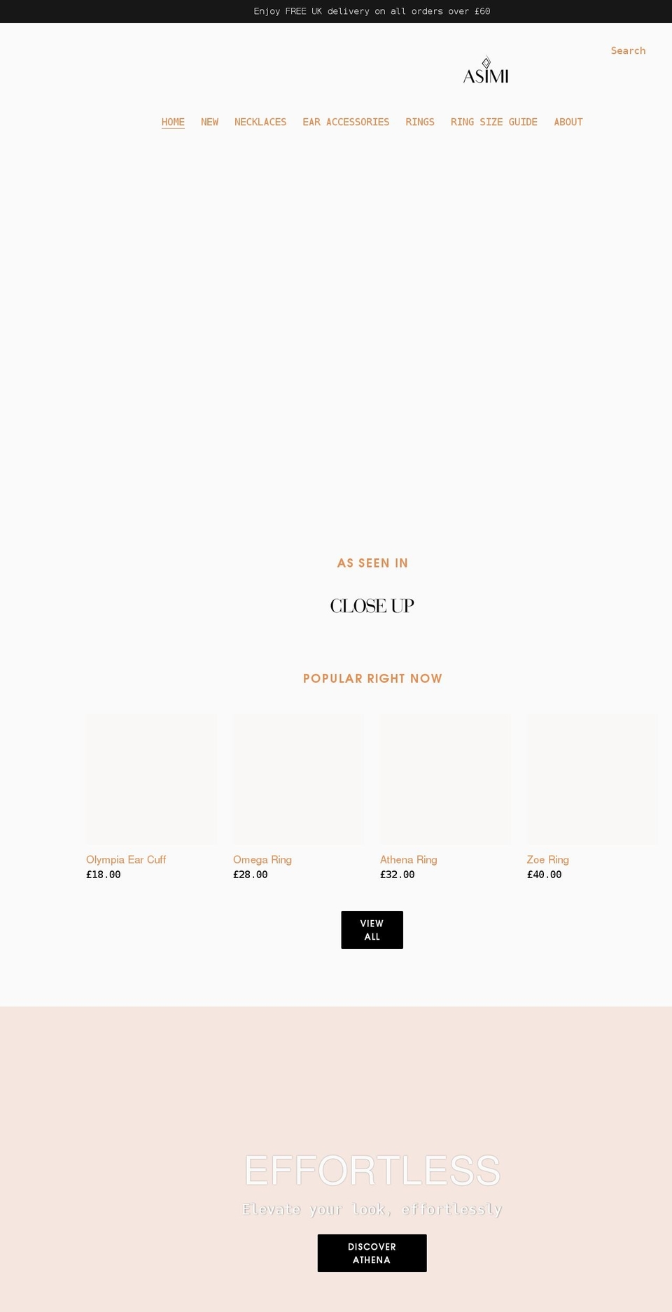 asimi-co.com shopify website screenshot