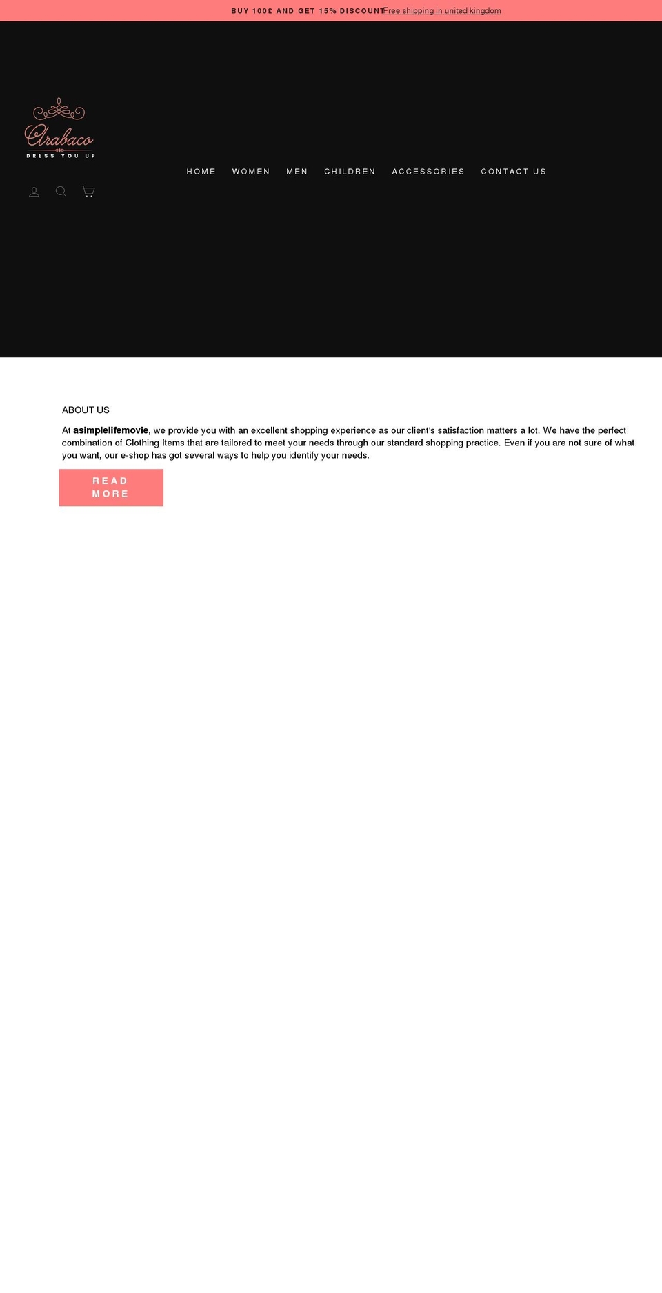 asimplelifemovie.com shopify website screenshot