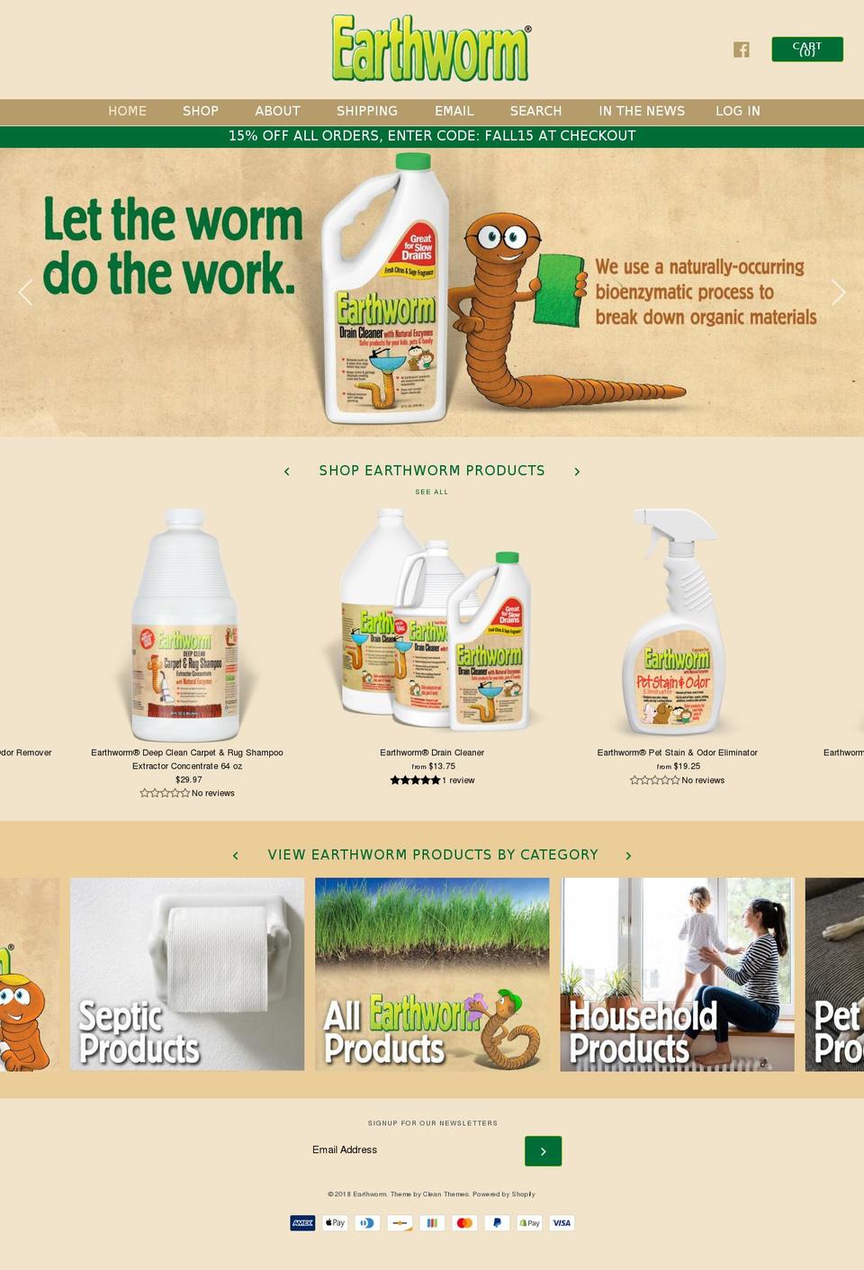 askearthworm.com — Shopify storefront screenshot