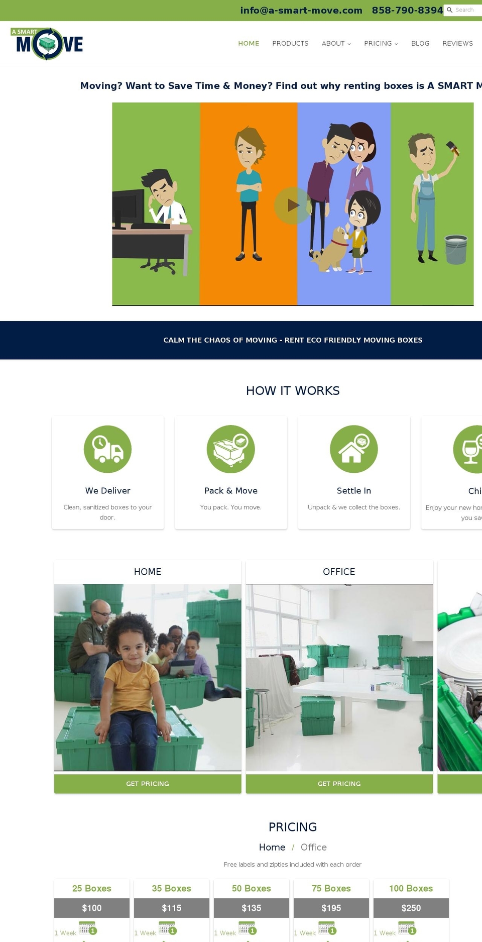 asmartrental.com shopify website screenshot