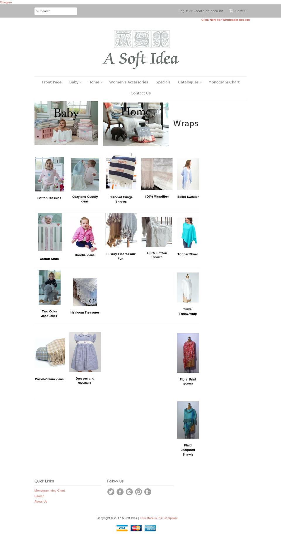 Wholesale Shopify theme site example asoftidea.com