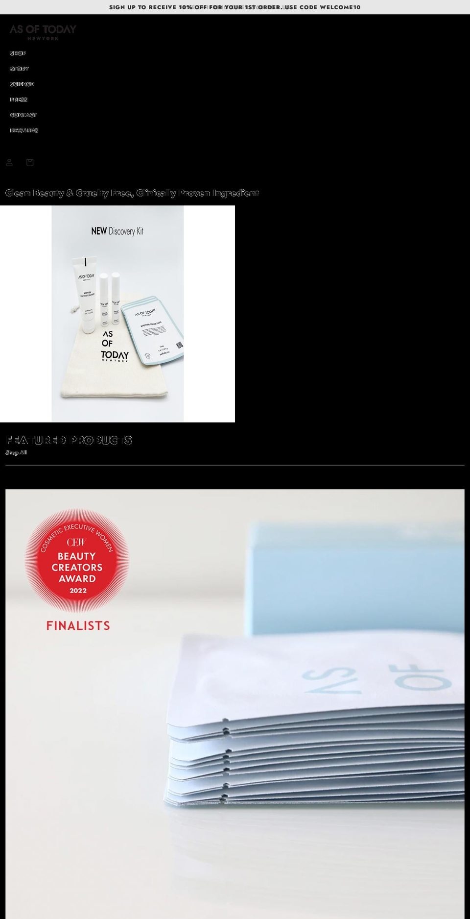 asoftoday.com shopify website screenshot
