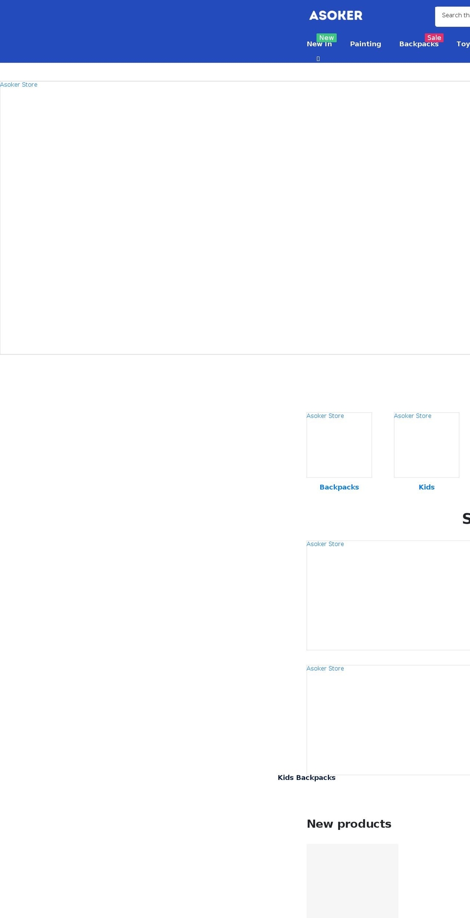 asoker.com shopify website screenshot