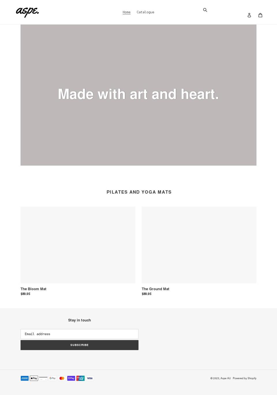 aspe-au.com shopify website screenshot