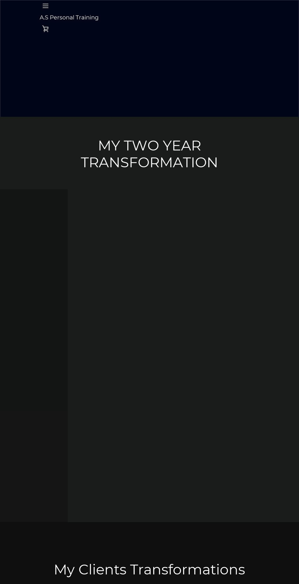 aspersonaltraining.com — Shopify storefront screenshot