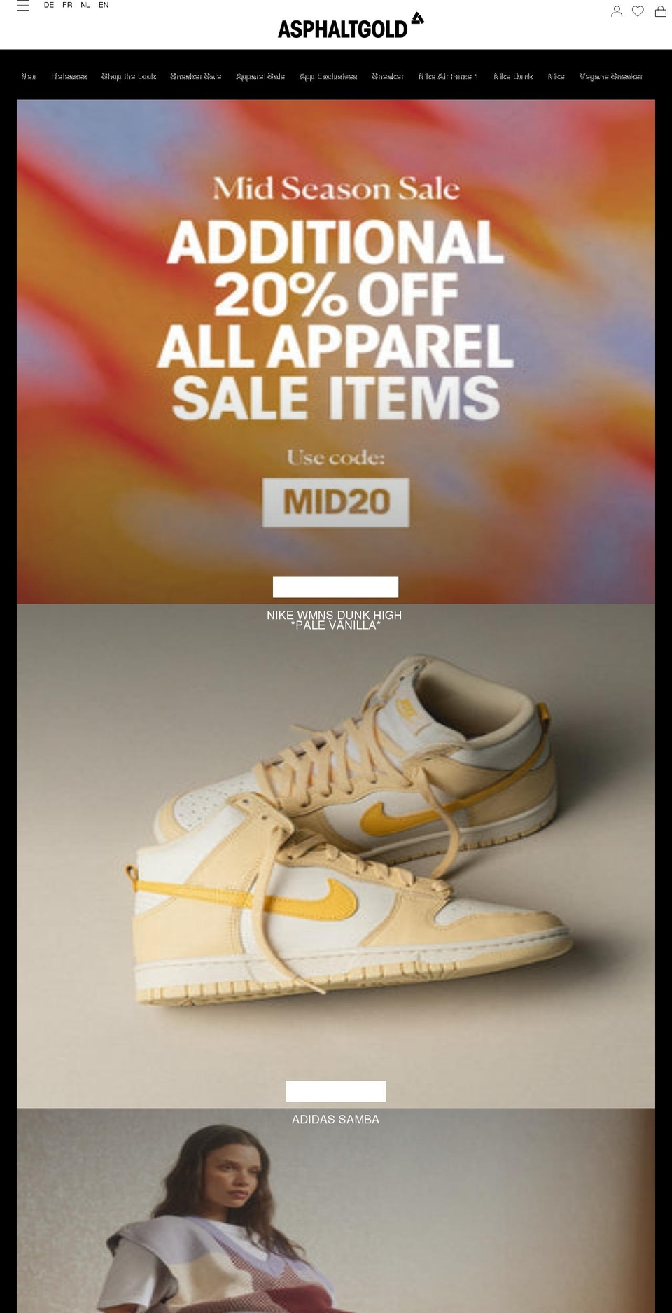 asphaltgold.com shopify website screenshot