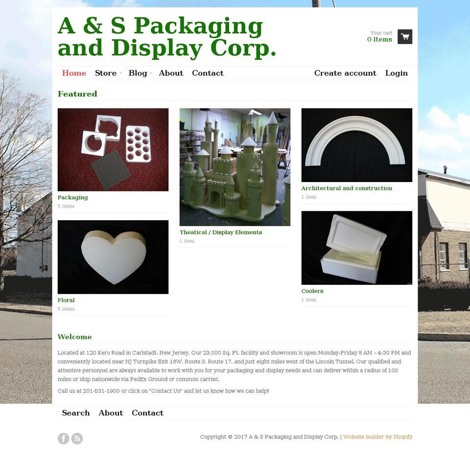 aspkg.com shopify website screenshot