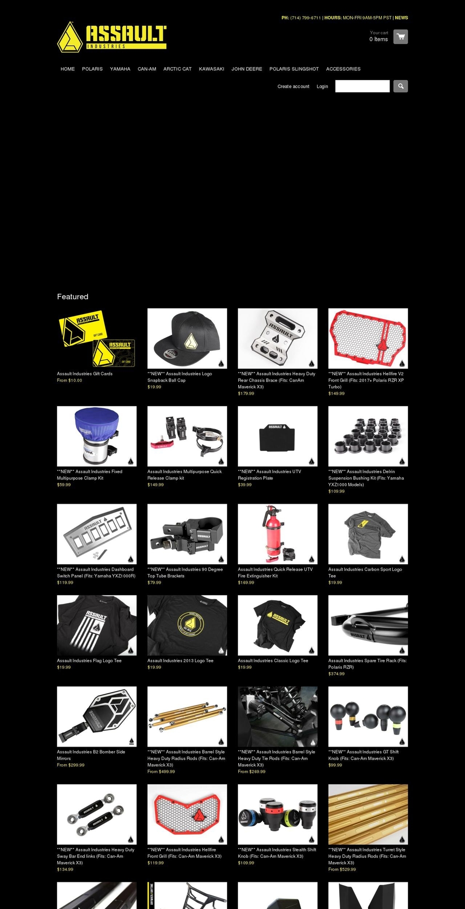 Affirm AssaultIND-lightbox Shopify theme site example assaultind.com