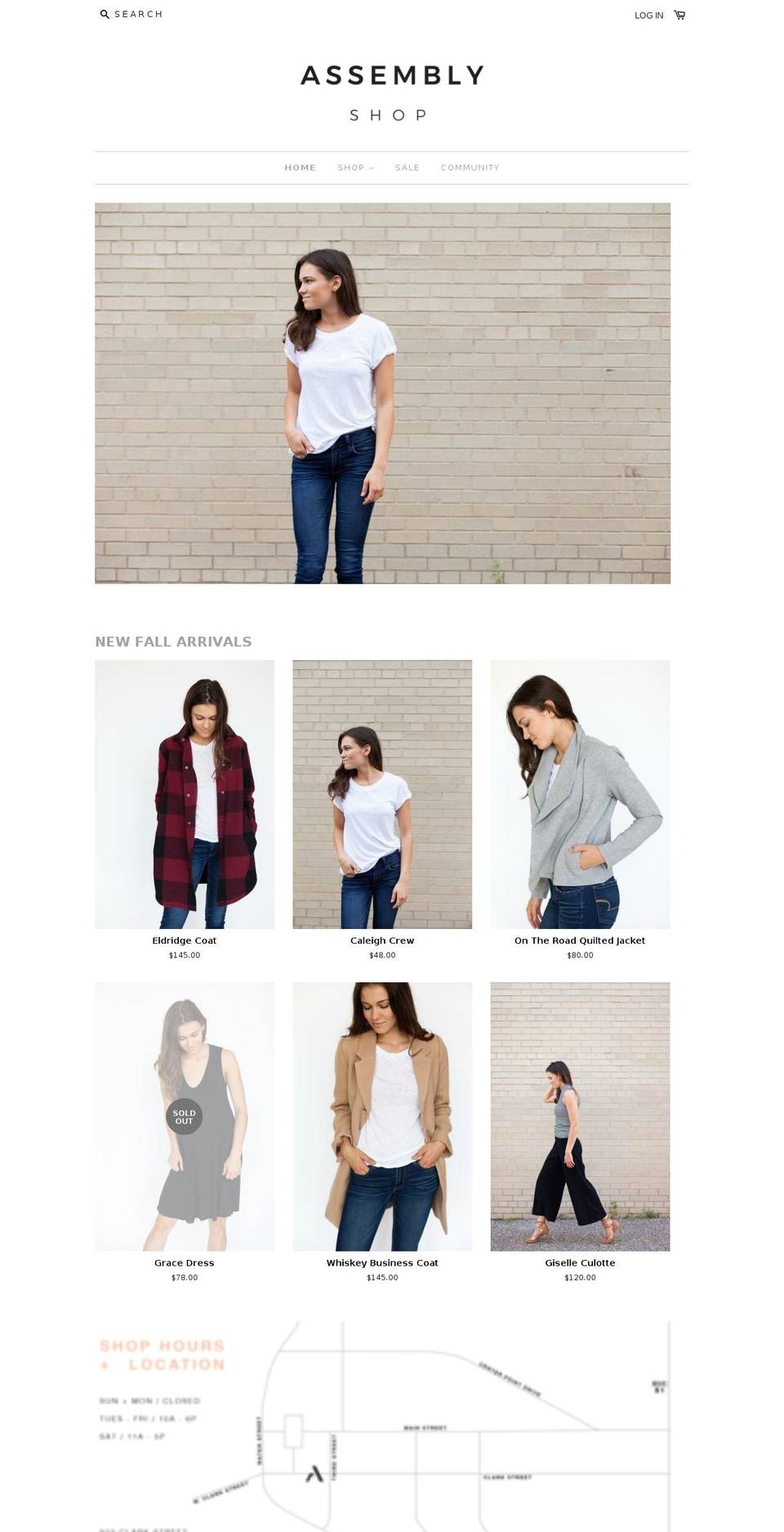 assembly-shop.com shopify website screenshot