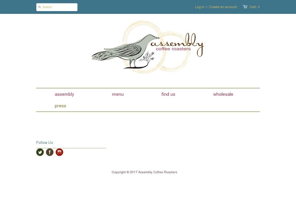 ACR_141010 - Launchpad Shopify theme site example assemblycoffee.com