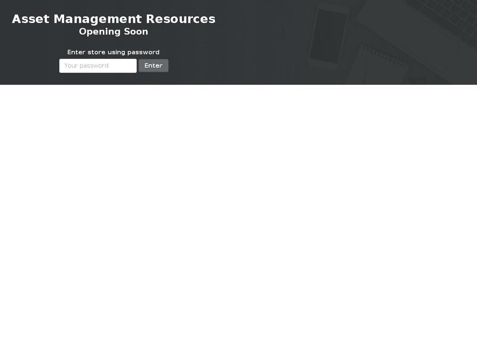 assetmr.com — Shopify storefront screenshot