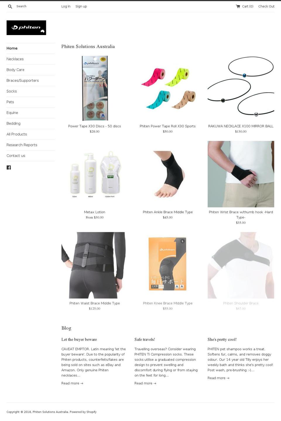 assista-phiten.com — Shopify storefront screenshot