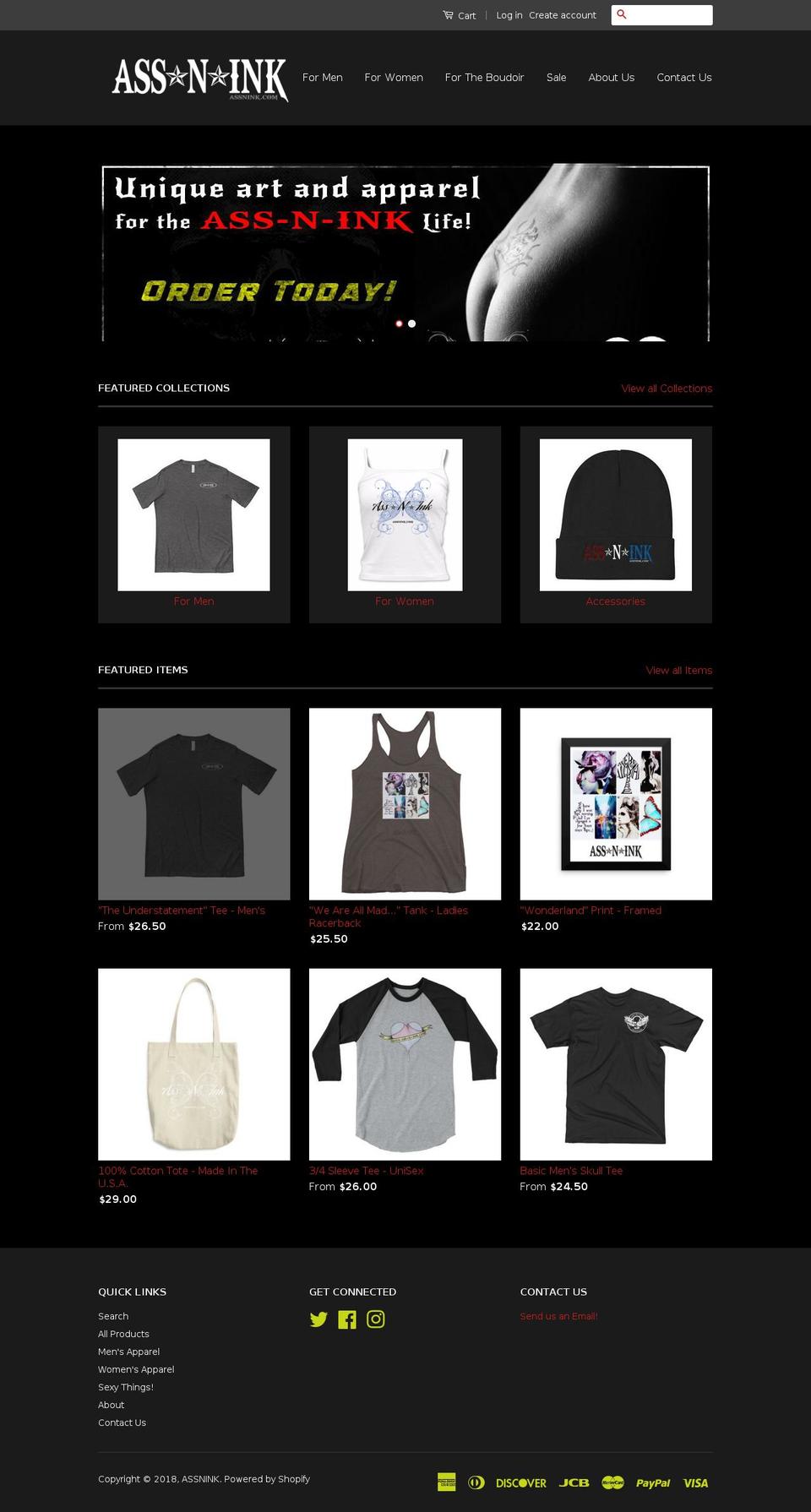 assnink.com — Shopify storefront screenshot