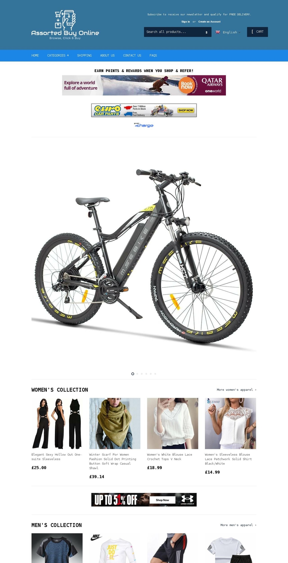 assortedbuyonline.com shopify website screenshot
