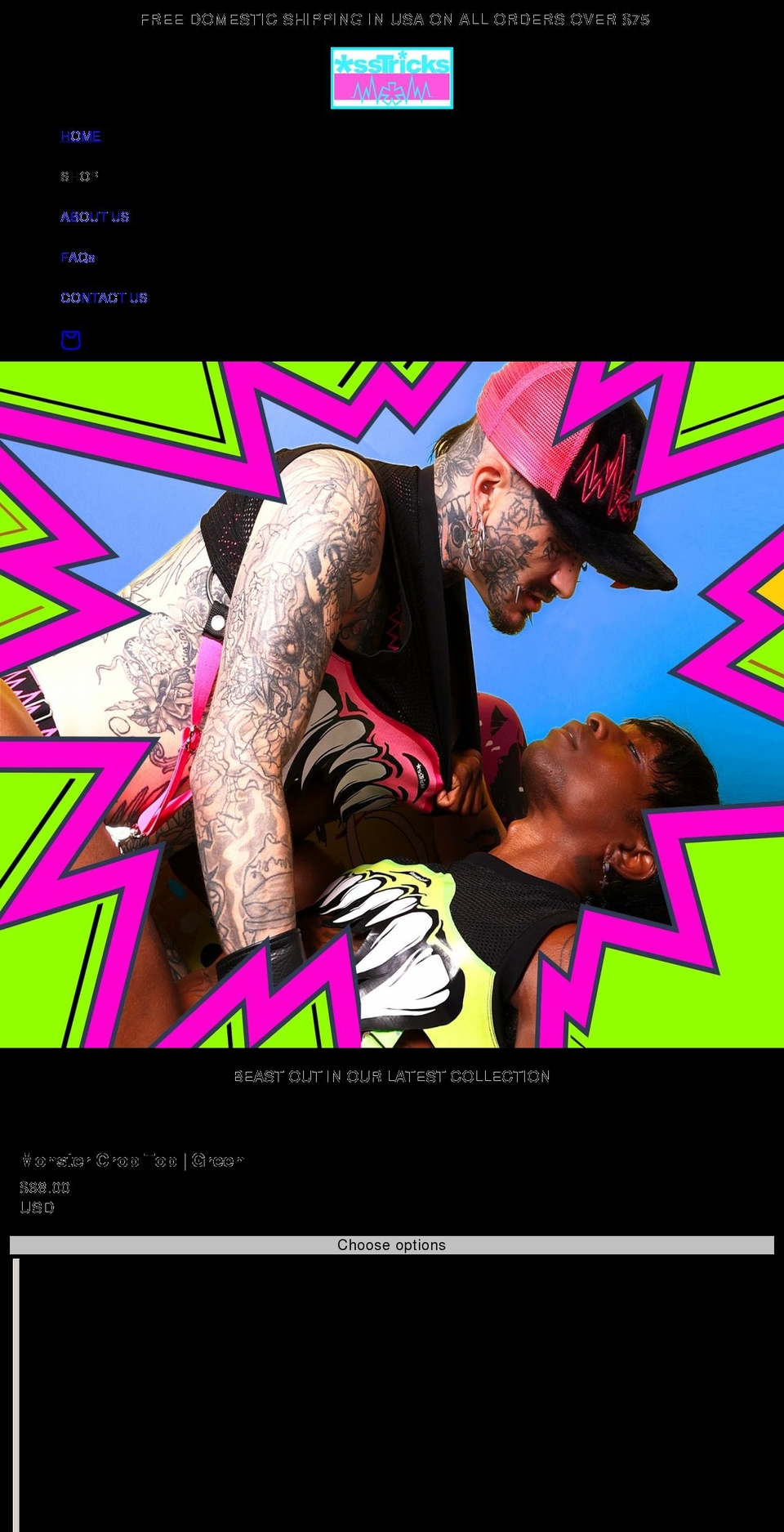 asstricksapparel.com shopify website screenshot