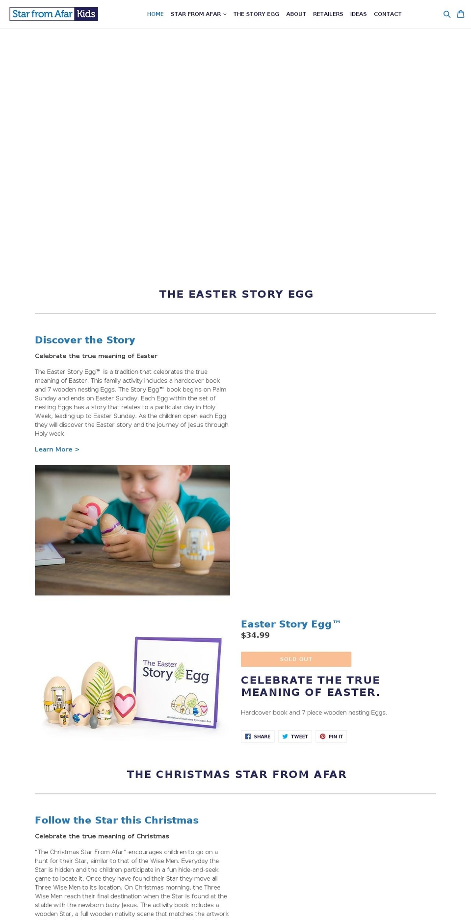 astarfromafar.com shopify website screenshot