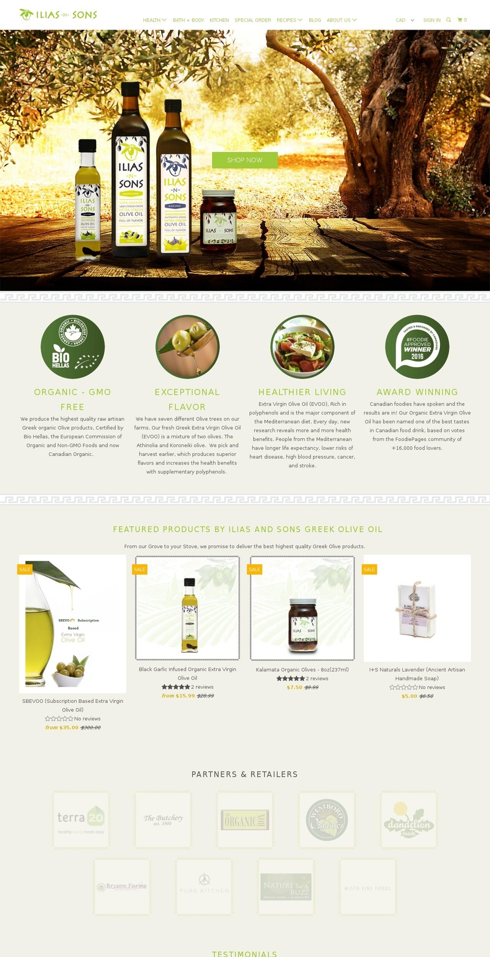 asterifoods.com — Shopify storefront screenshot
