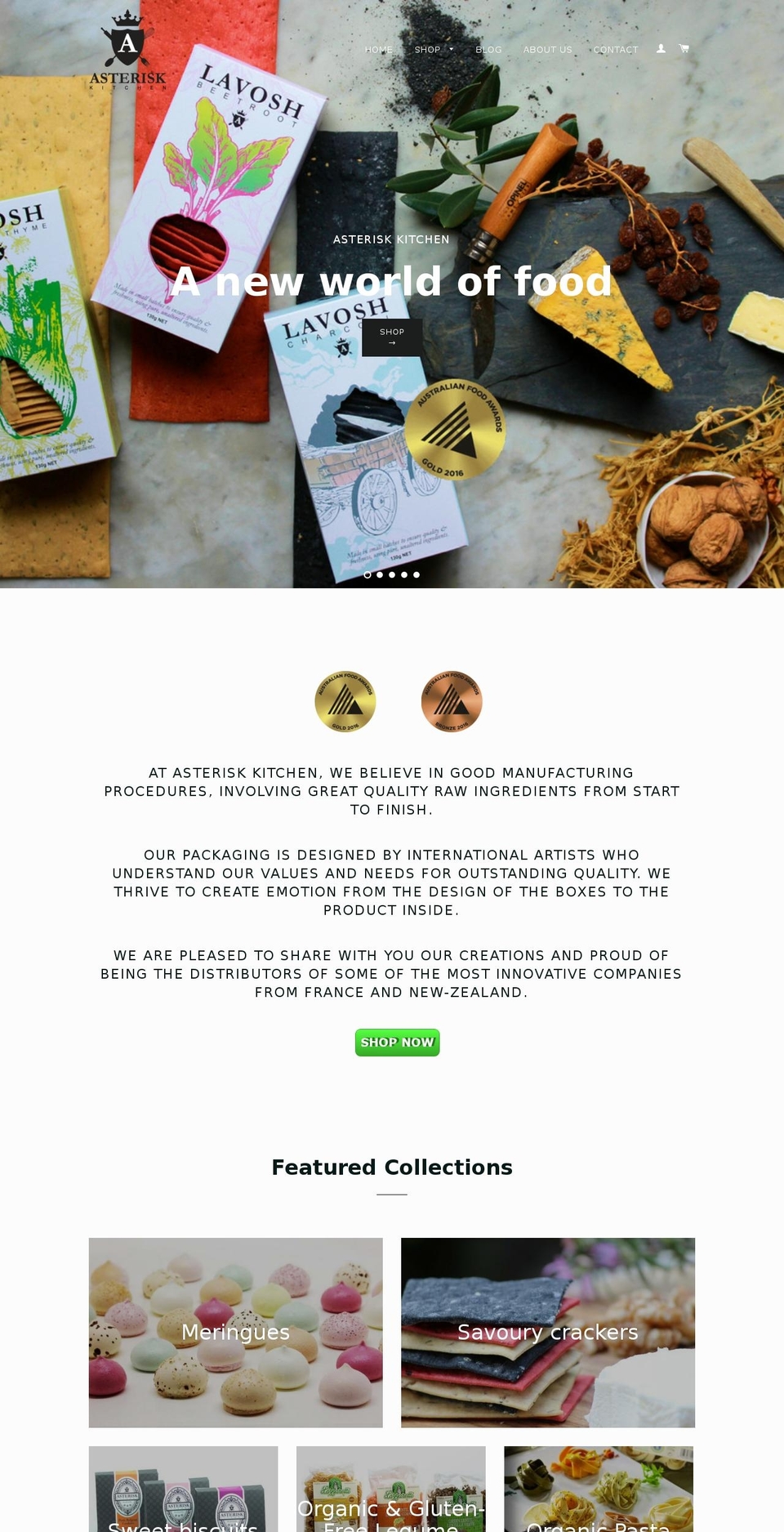 asteriskkitchen.com.au shopify website screenshot