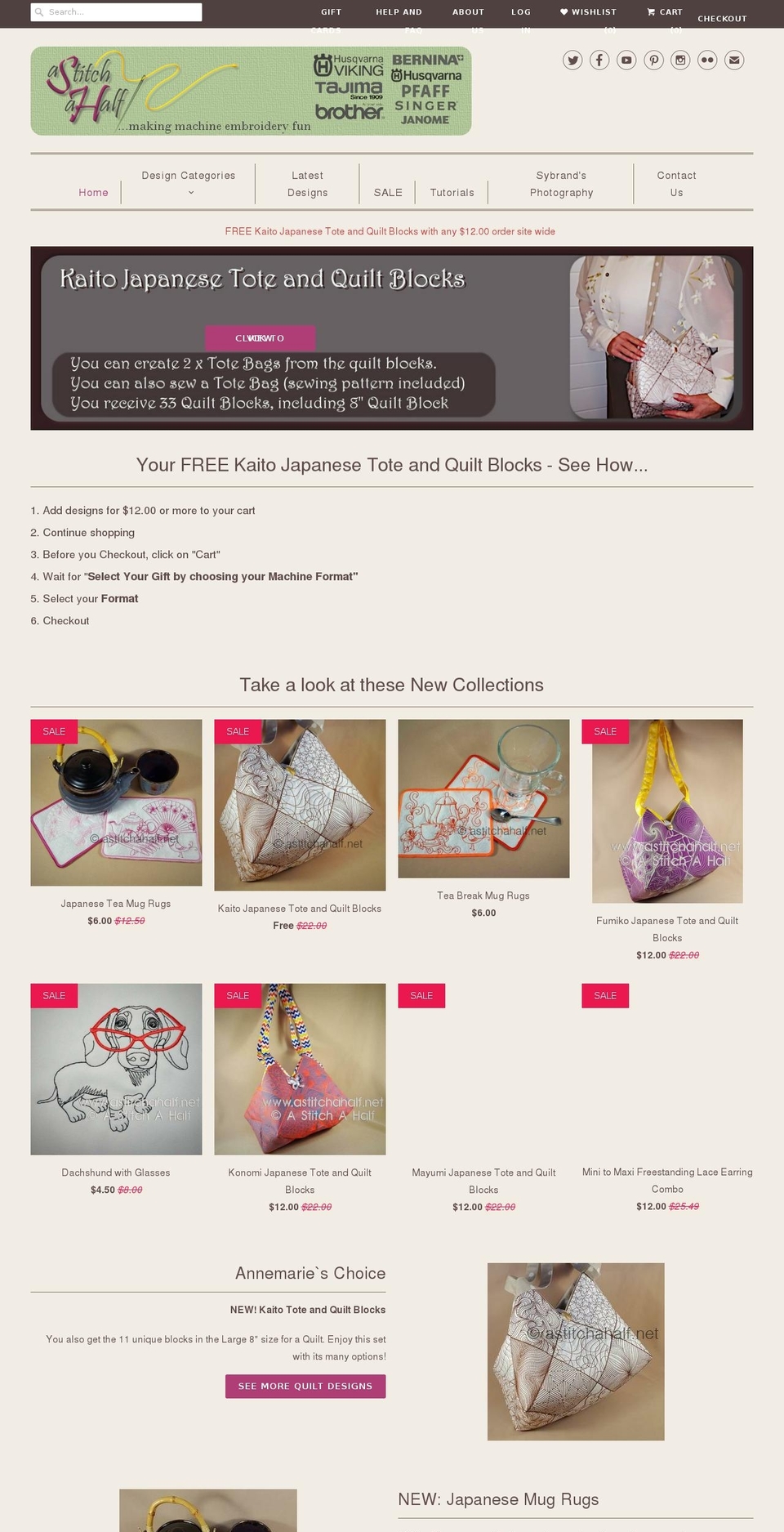 astitchahalf.net shopify website screenshot