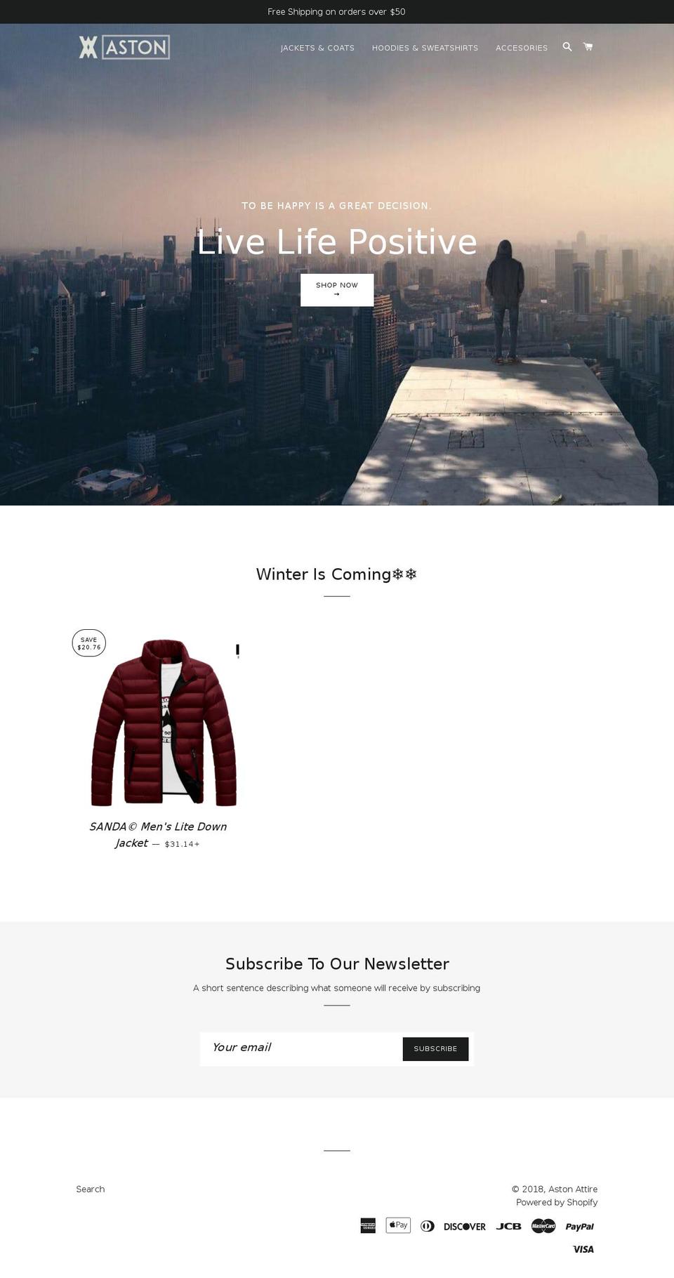 astonattire.com — Shopify storefront screenshot
