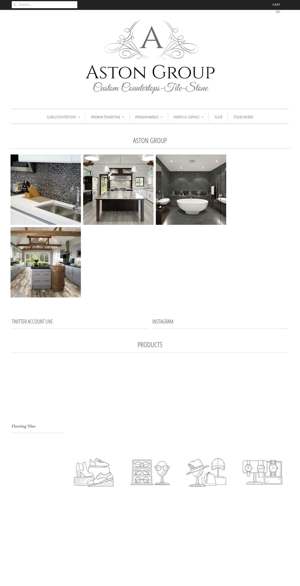 astongroupltd.com — Shopify storefront screenshot
