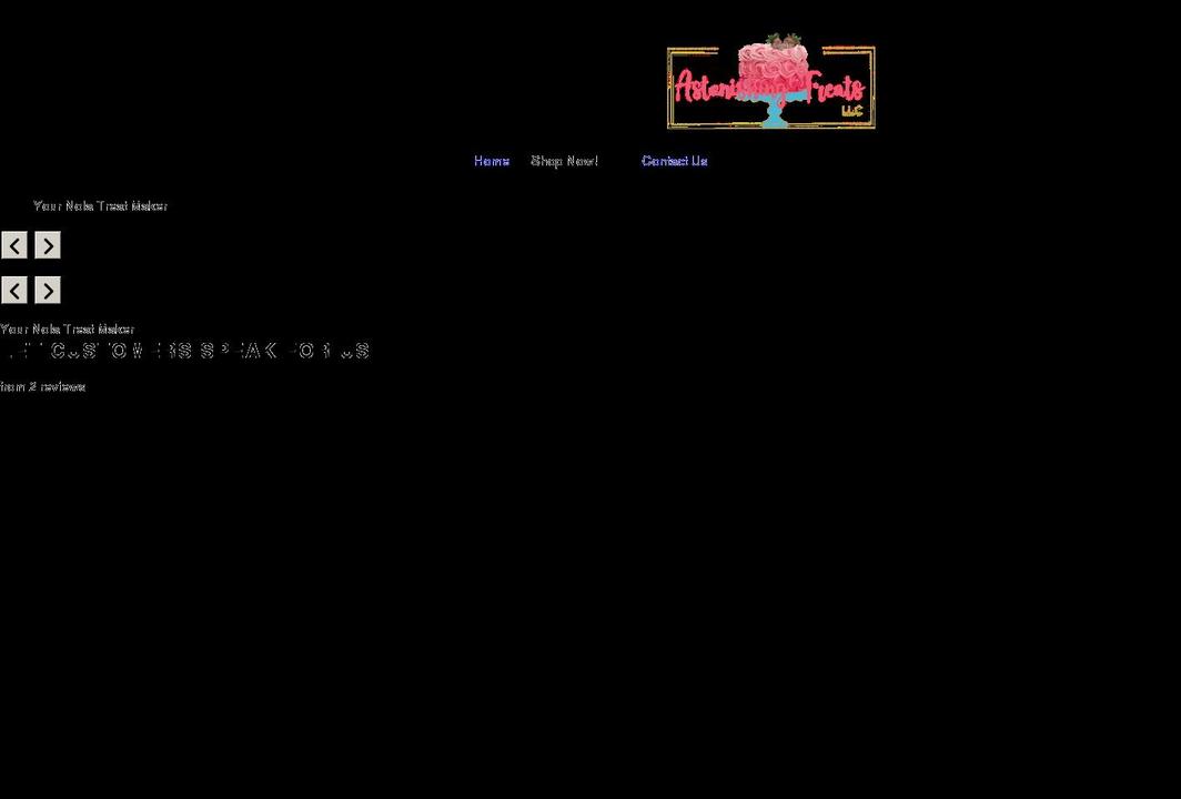 astonishingtreats.com shopify website screenshot