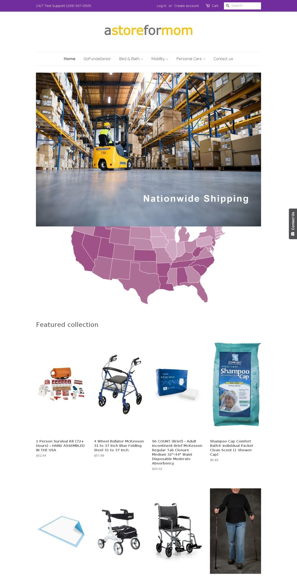 astoreformom.com — Shopify storefront screenshot