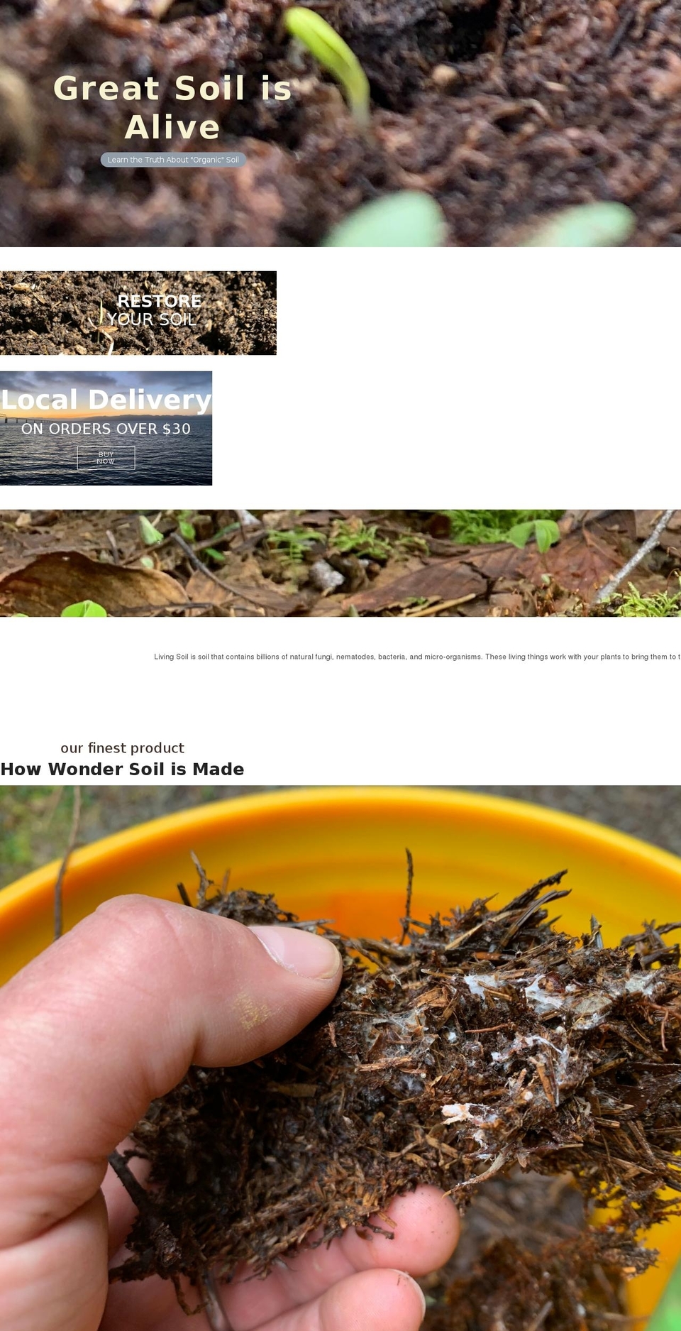 astorialivingsoil.com shopify website screenshot