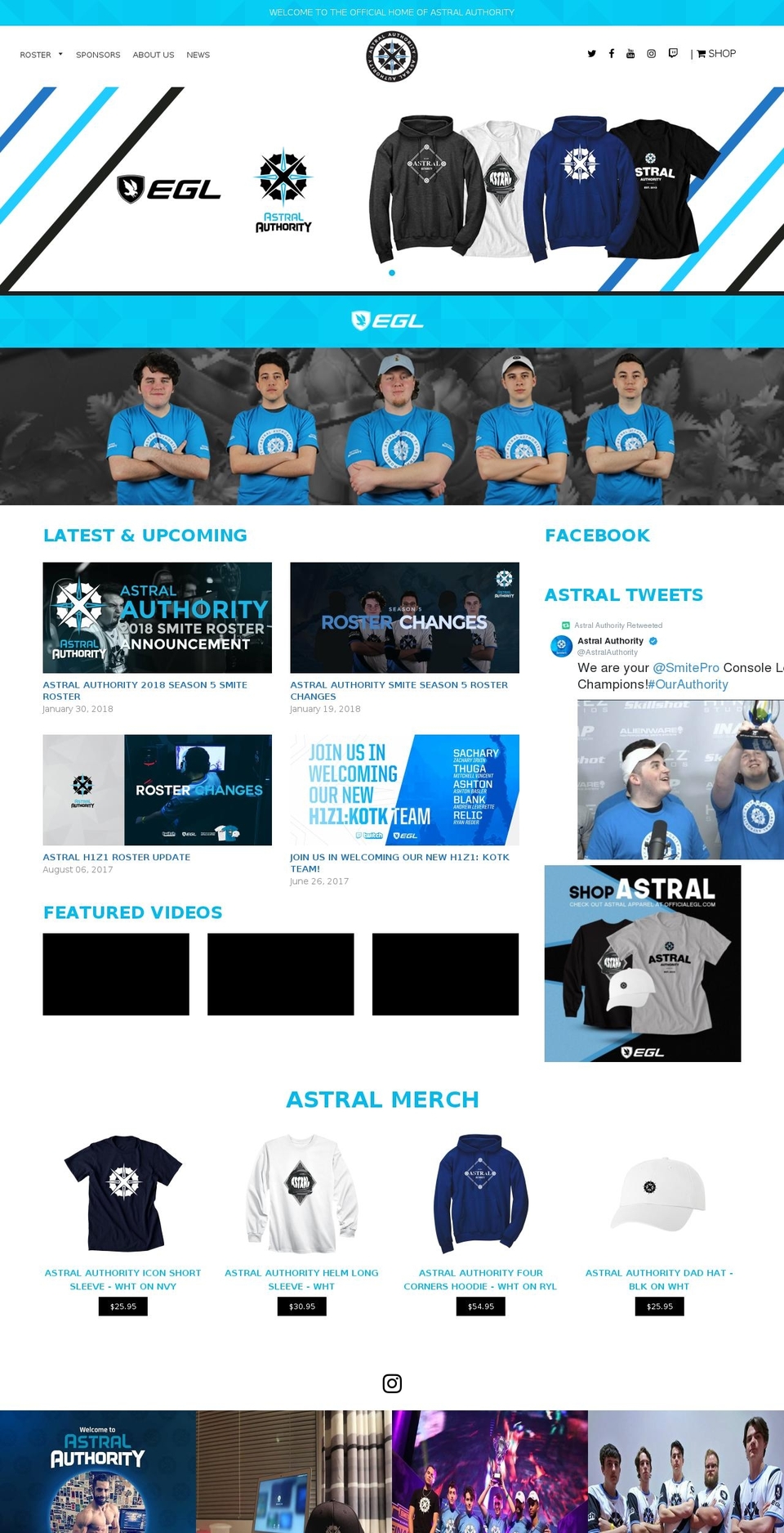 astral.gg shopify website screenshot