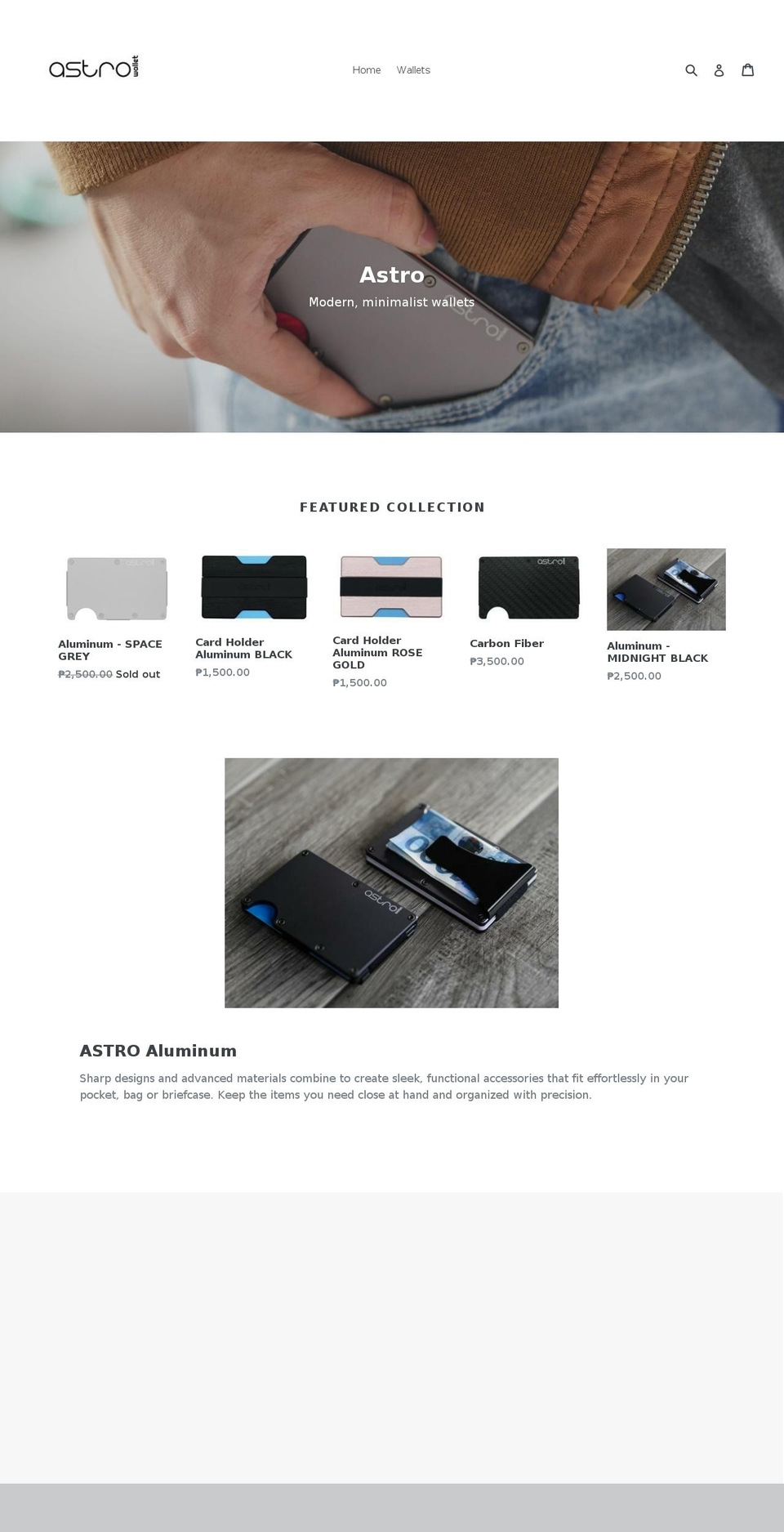 astrodesignlab.com — Shopify storefront screenshot