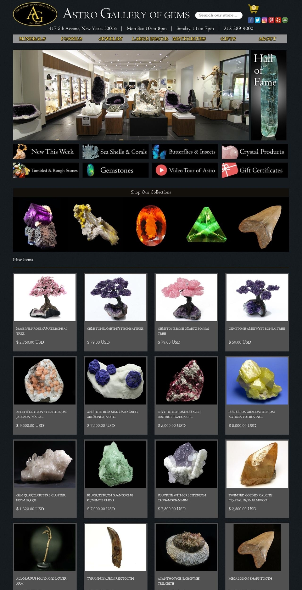 astrogallery.com shopify website screenshot