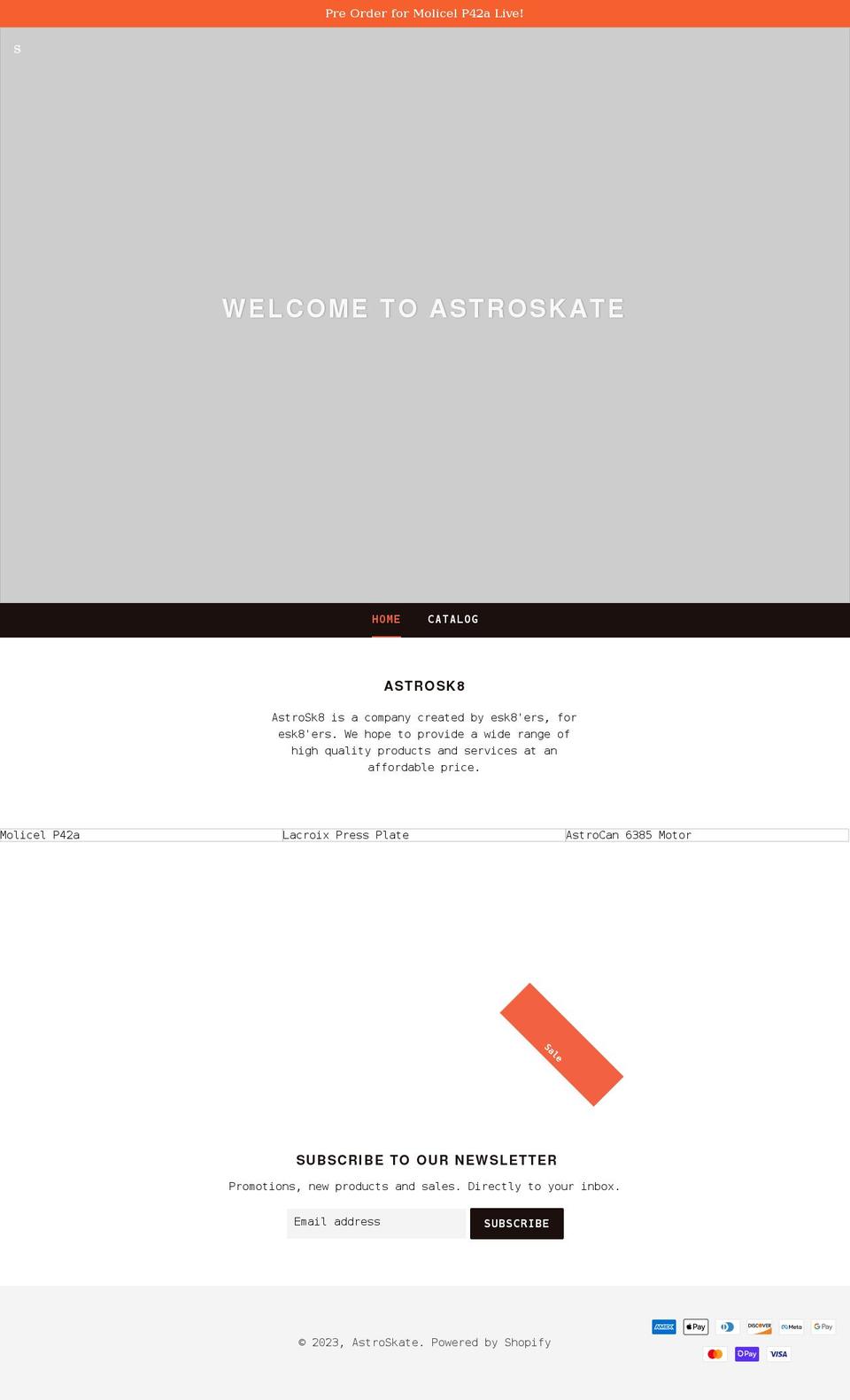 astrosk8.com shopify website screenshot